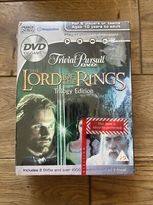 £5 • Buy Lord Of The Rings Trivial Pursuit DVD Game New & Sealed Trilogy Edition Fun Quiz