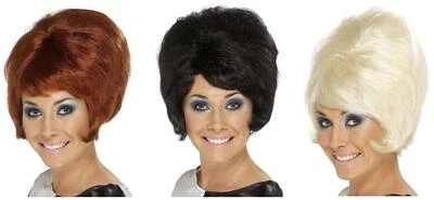 Adult 1960s Beehive Model Singer Idol Fancy Dress Party Wig • £11.12