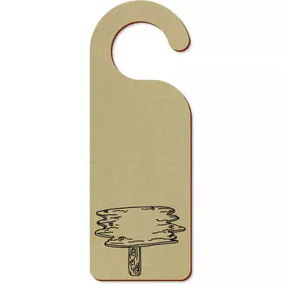 'Blank Wooden Sign' 200mm X 72mm Door Hanger / Sign (DH00006417) • $10.99