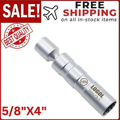 5/8  Swivel Magnetic Spark Plug Socket 3/8  Drive Enhanced Magnetic Design Tool • $16.99