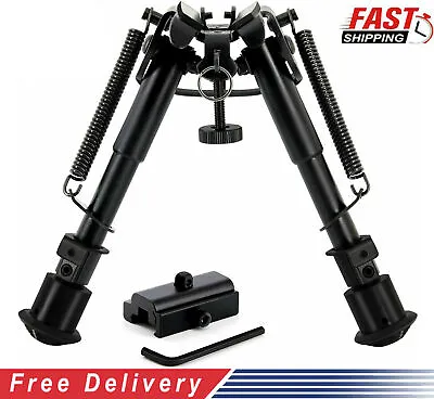 6-9 Inch Foldable Sniper Hunting Rifle Bipod Sling Shooting Gun Mount • £13.63