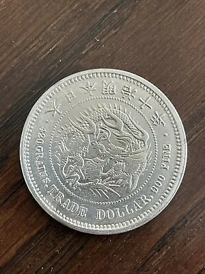 $69 • Buy Japanese Meiji 10 Coin Trade Dollar Silver 1877
