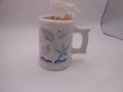 1995 Souvenir Toothpick Holder ~ Cape Cod Massachusetts W/Toothpicks In Bag • $1