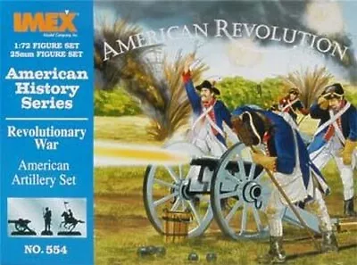 Imex ARW American Artillery Figures - Plastic Model Military Figure - 1/72 • $10.99