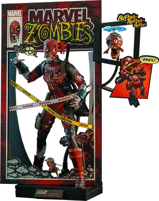 Marvel Zombies Deadpool Zombie Sixth Scale Ction Figure Hot Toys Sideshow CMS06 • $728.93