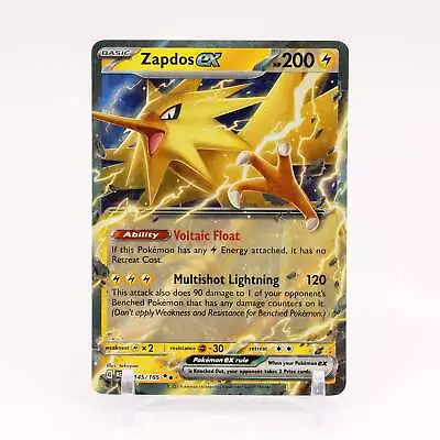 Zapdos Ex - 145/165 151 Double Rare Pokemon - NM/MINT • $1.99