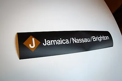 New York City Subway J Train Jamaica Nassau Brighton Roll Sign R32 MTA NYC TA • $34.99