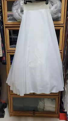 Vintage Women's Bridal Prom Slip Full Long Petticoat Small Medium • $75