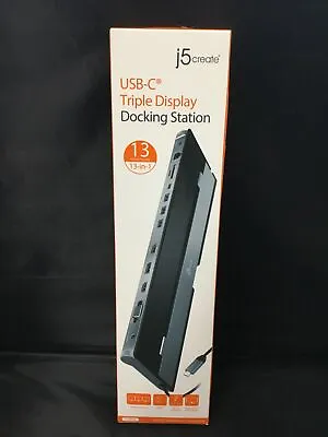 Authentic J5create JCD543 USB-C Triple Display Docking Station • $35