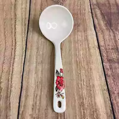 Vintage Melamine Serving Spoon Ladle Flowers • $5.95