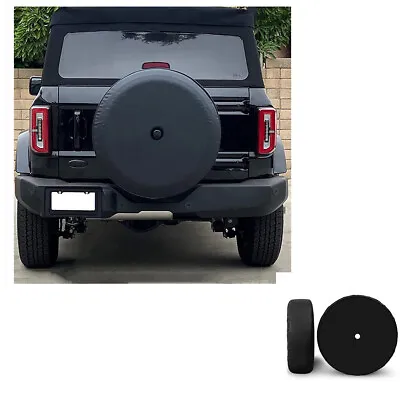 17 Black Spare Tire Wheel Cover With Camera Hole For Ford Jeep Wrangler 32“33” • $20.41
