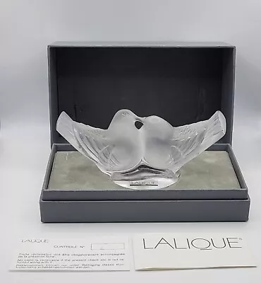 Lalique Crystal Love Birds Society Of America 1993 • $1079.86