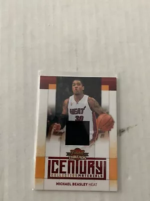 Michael Beasley 2009-10 Threads Jersey Card #11 Serial #113/250 • $6