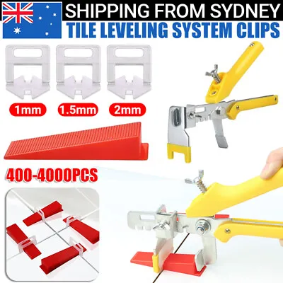 400-4000x Tile Leveling System Clip Levelling Spacer Tiling Tool Floor Wall Bulk • $11.45