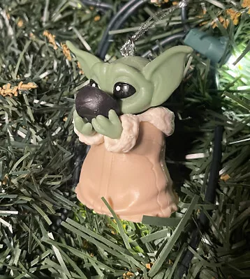 2023 Grogu Baby Yoda Drinking Soup Star Wars Christmas Ornament Mandalorian New • $9.89