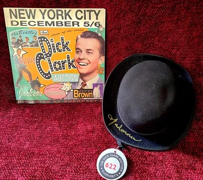 Madonna Signed Blond Ambition Tour Bowler Hat Dick Clark Nyc Promo Auction Tags • $25000