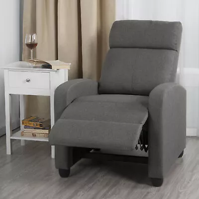 Single Modern Sofa Fabric Recliner Chair  Home Theater Seating For Living Room • $119.99