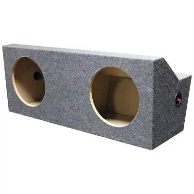 Dual 12  Car Subwoofer Mdf Enclosure Box For 2005-2015 Ford Mustang Coupe New • $139.95