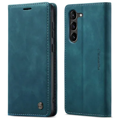 For Samsung S24 S23+ S22 S21 FE S20 Plus Ultra Wallet Leather Case Flip Cover • $13.79