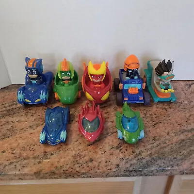 Lot Of 8 PJ Masks Toy Cars Vehicles • $10