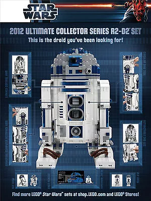 *BRAND NEW* LEGO Star Wars R2-D2 10225 POSTER Limited Edition *POSTER ONLY* • $8.43