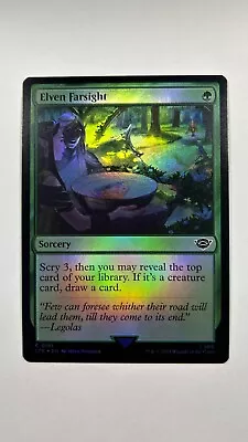 MTG Lord Of The Rings Elven Farsight Foil #161 LOTR Magic The Gathering • $1.30