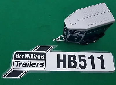 $21.13 • Buy Ifor Williams Single Horsebox Horse Trailer HB511 Rear Ramp Door Decal Sticker