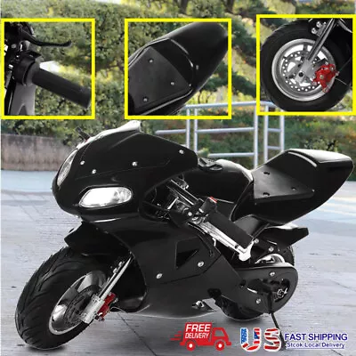 2-Stroke Gas Powered Pocket Motorcycle - Bike For Kids - 49cc Gas Mini Motorbike • $234.69