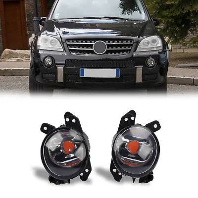 Pair Fog Light Lamp  No/Bulb Fits Mercedes W164 C300 C350 ML320 GL450 • $18.99
