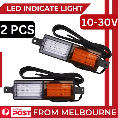 2x 30 LED Bullbar Indicators Lights Front Park DRL Amber For ARB TJM Marker Lamp • $41.98