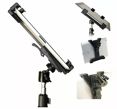 134cm Tripod Stand For IPad Air Tablet Floor Mount Adjustable 360° Holder • £22.92