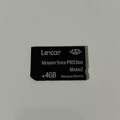 Lexar 4GB Memory Stick Pro Duo • $23.99