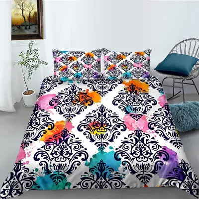 £39.59 • Buy Color Pattern Duvet Cover For Adult Children,Luxury Bedding Sets