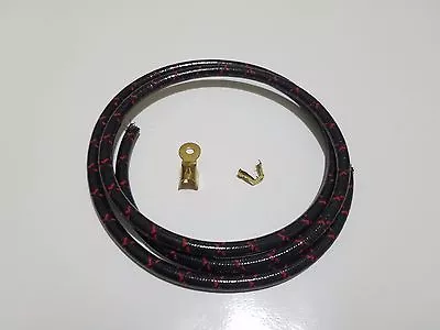 4 Ft Spark Plug Wire Hit And Miss Engine Ring End Maytag Gas Motor Ignition BR • $14
