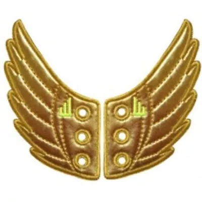 SHWINGS GOLD FOIL Wings For Your Shoes Official Designer Shwings NEW 10101 • $12.99