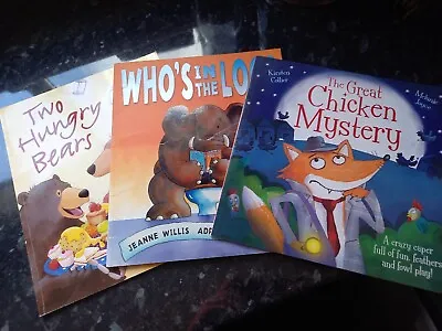 £5.99 • Buy Kids Book Bundle. The Great Chicken Mystery/Who's In The Loo/Two Hungry Bears.