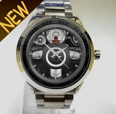 Hot 2010 MINI Cooper Convertible 2-door Steering Wheel Sport Wristwatch • $17.50