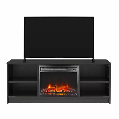 ELECTRIC FIREPLACE TV STAND For TVs Up To 55  Entertainment Console Heater • $124.25