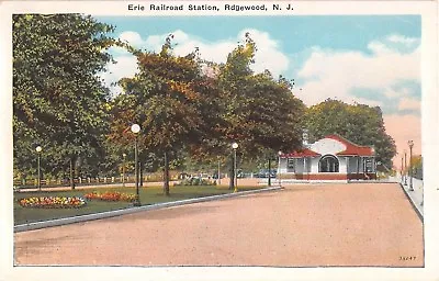 $24 • Buy C.1920 Erie RR Station Ridgewood NJ Post Card