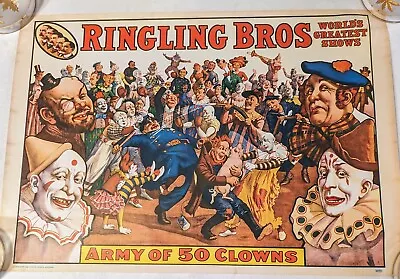 Vintage Posters Of The Circus Replicas All Are 13  X 19  • $9.99