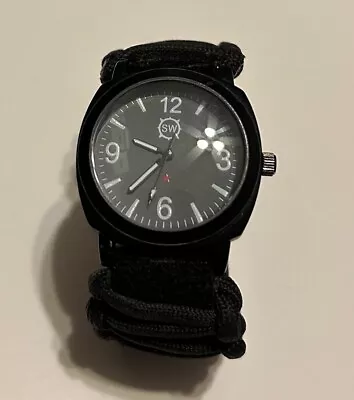 Mens Survival Watch & Compass  SW  Sportswear • $2.99