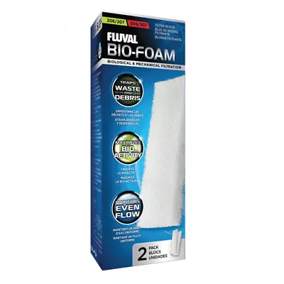 Fluval Canister Filter 204/205/206 And 304/305/306 Foam Filter 2 Pack • $18