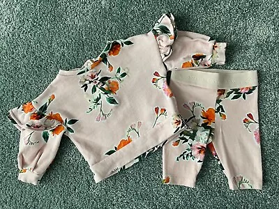 Ted Baker Baby Girl Jumper & Leggings Outfit Set - 0-3 Months/62 Cm • £10