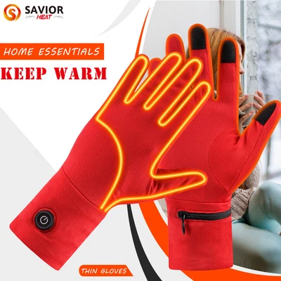 $139.99 • Buy Savior Heat Liner Heated Gloves With Rechargeable Battery Ultra Thin Warm Gloves