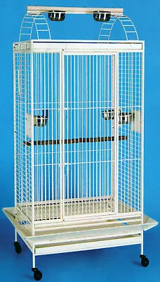 Large Elegant Play-Top Perch Parrot Cage For Cockatiel Macaw Conure African Grey • $199.45