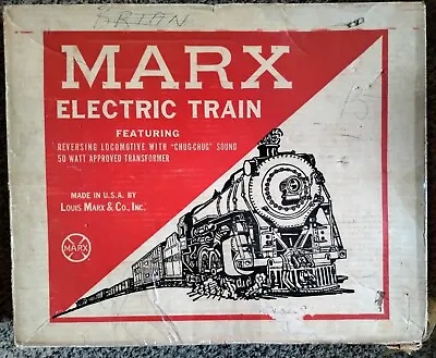 Marx Electric Train Set # 15665 Louis Marx & Co. Vintage Chug-chug In Box  • $49.99