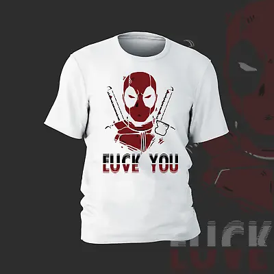 Deadpool Love You TShirt Unisex Mens Adult Comedy Marvel Funny Gift Present Tee • £13.99