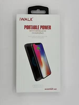 IWalk ScorpionAir Multi Cable Charger W/Wireless Power Bank Portable 8000mAh 10W • $27.99