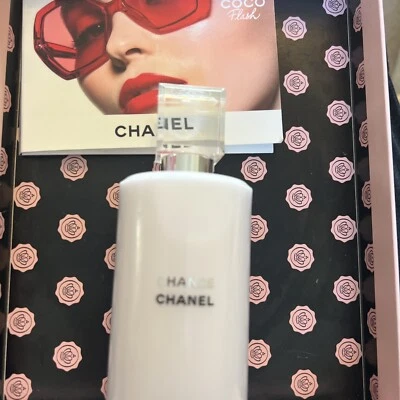 £45 • Buy BN Chanel Chance Body Moisturiser 200ml & Coco Flash Lipstick Samples X5