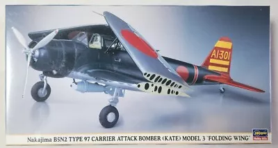 1/48 Nakajima B5N2 Type 97 Carrier Attack Bomber (Kate) Model 3 'Folding Wing' • $54.69